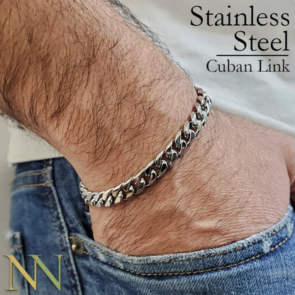 Infinity Twist Cuban Bracelet