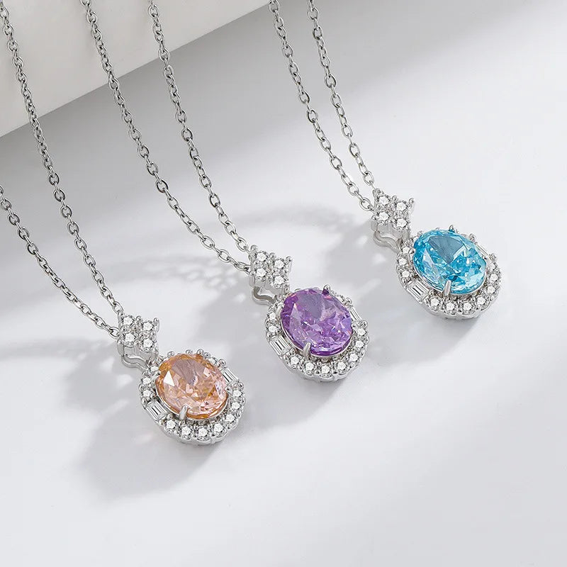 FrostBloom Silver Necklace