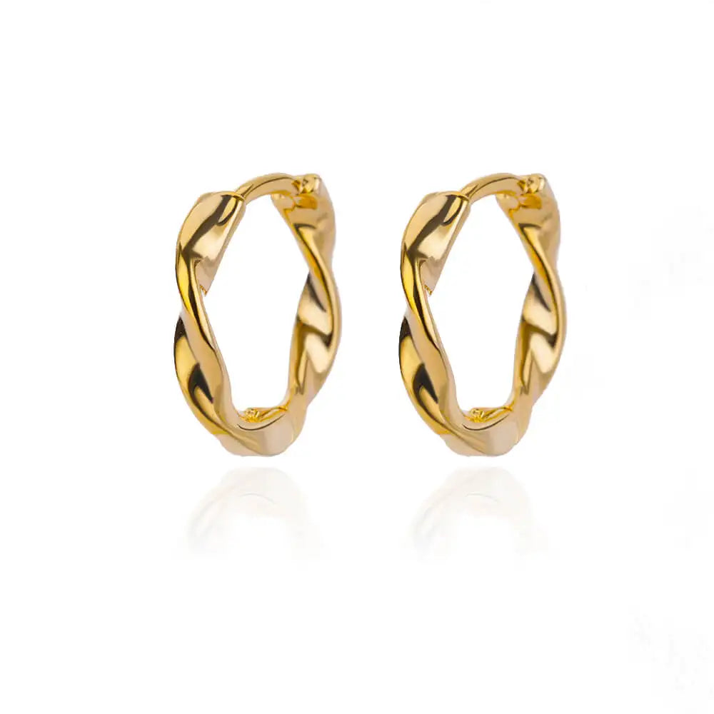 Celeste Classic Hoops