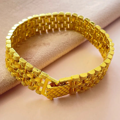Crown Link Bracelet
