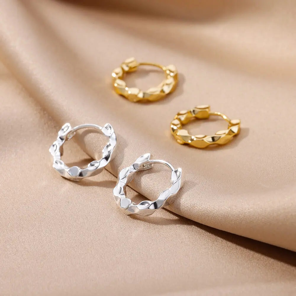 Celeste Classic Hoops