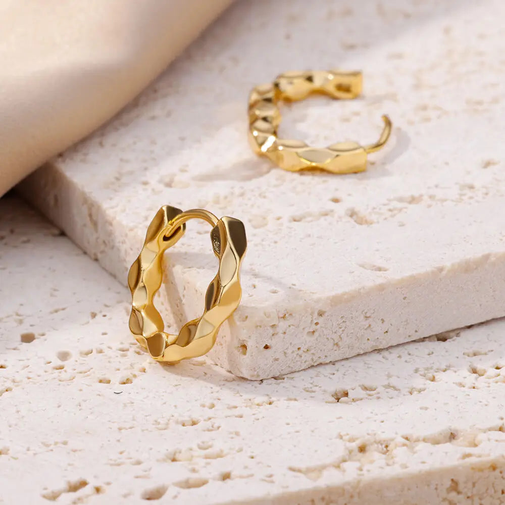 Celeste Classic Hoops