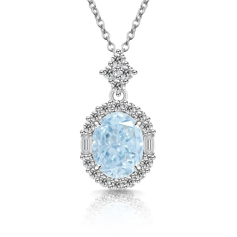 FrostBloom Silver Necklace