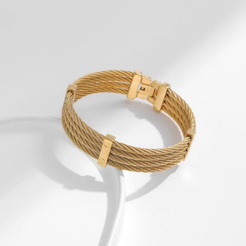 ForgeFlex Gold Bangle