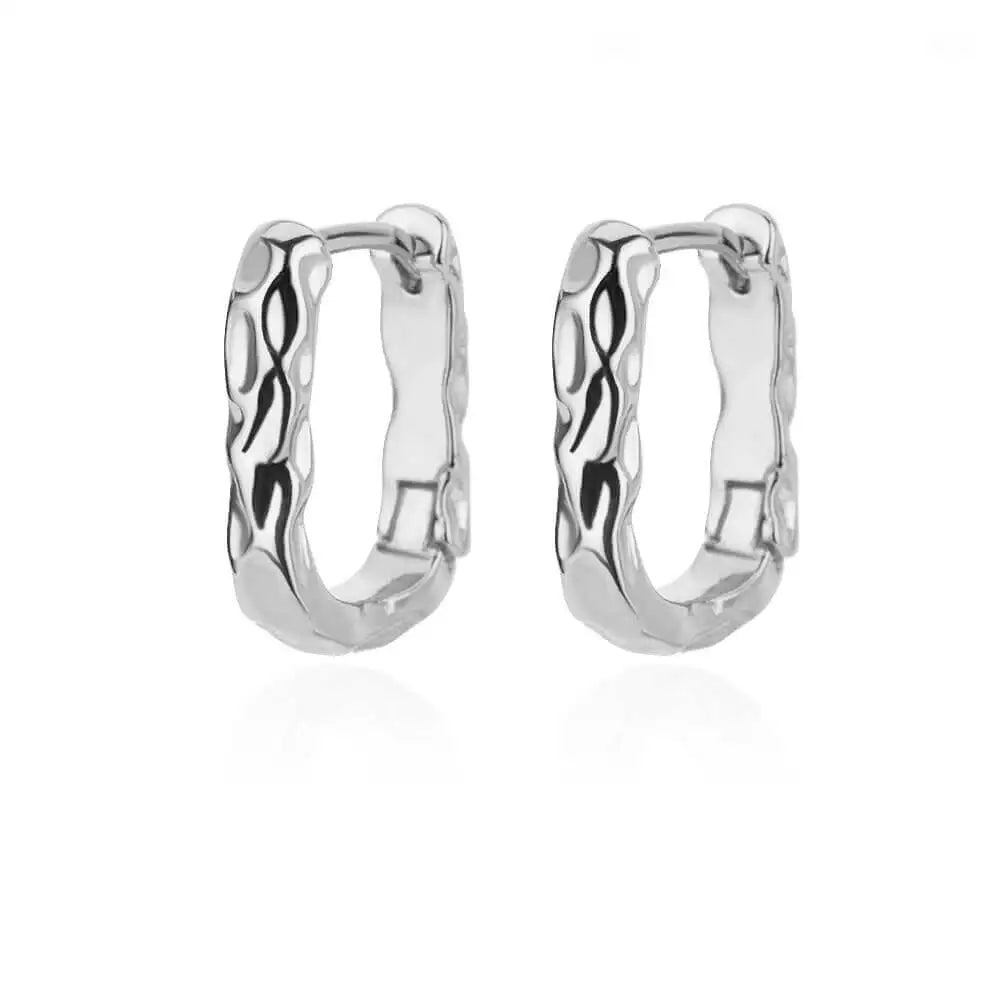 Celeste Classic Hoops
