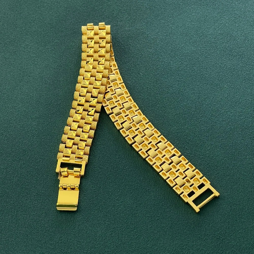 Crown Link Bracelet