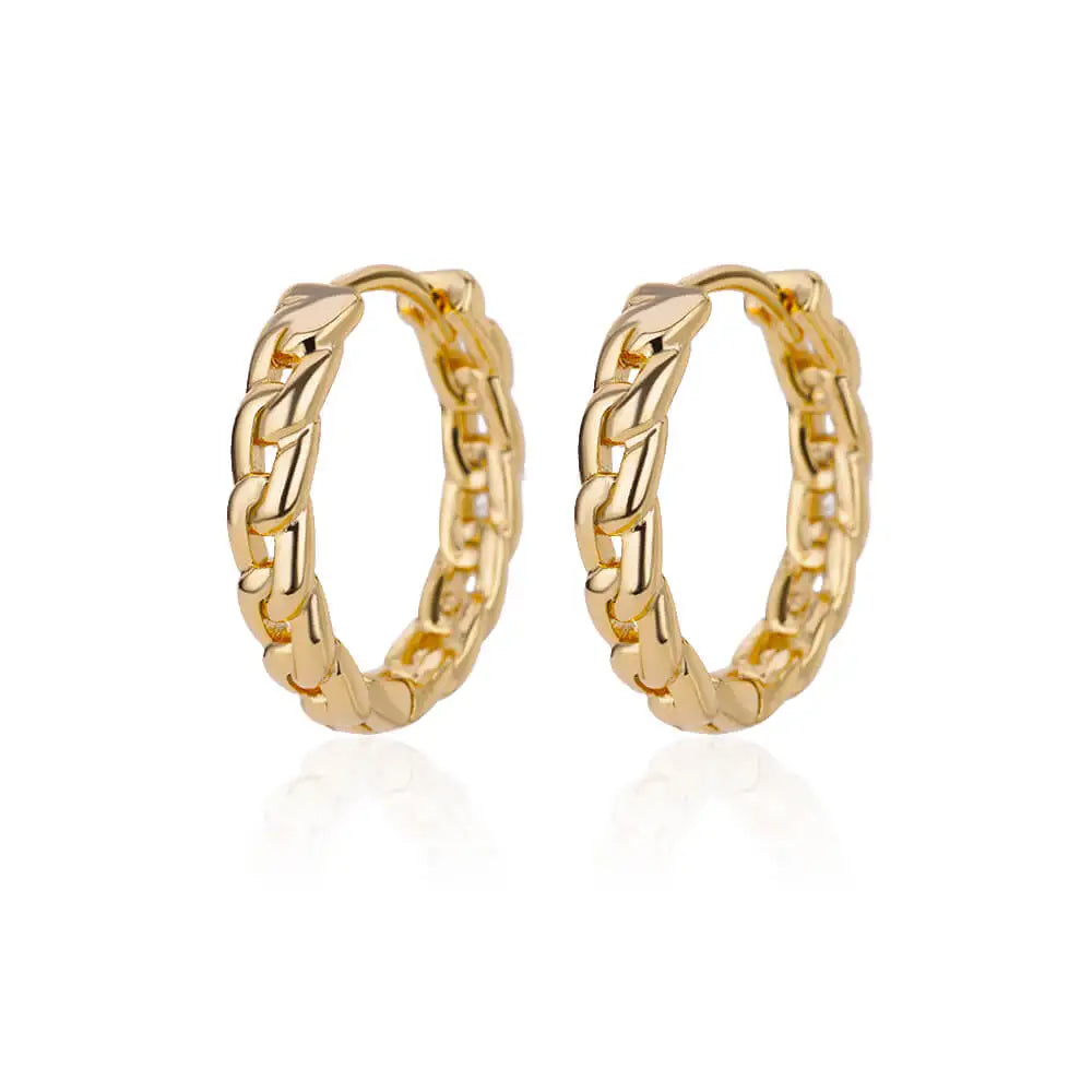 Celeste Classic Hoops
