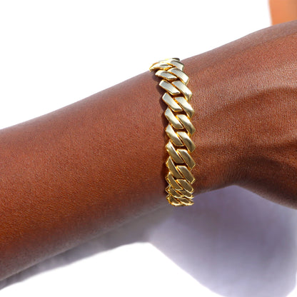 Iced Prong Cuban Bracelet