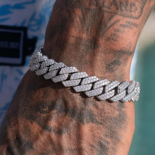 Iced Prong Cuban Bracelet
