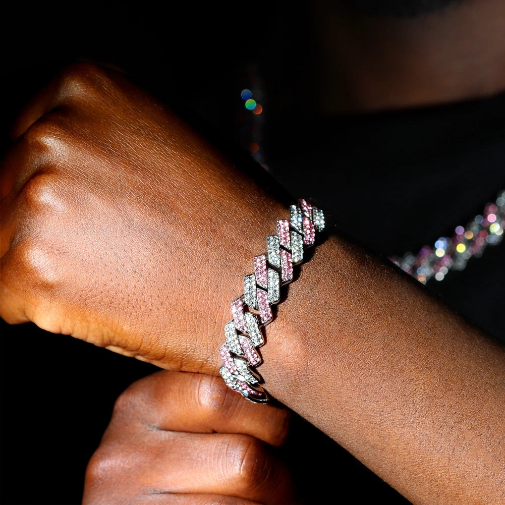Iced Prong Cuban Bracelet