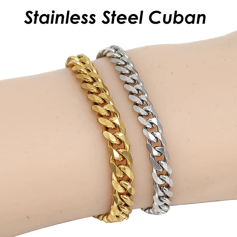 Infinity Twist Cuban Bracelet
