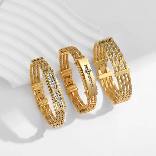 ForgeFlex Gold Bangle