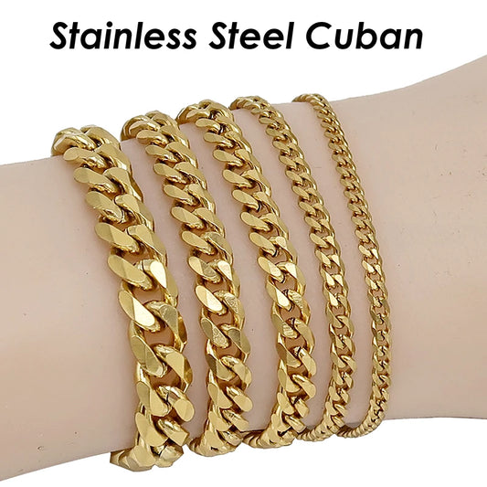Infinity Twist Cuban Bracelet