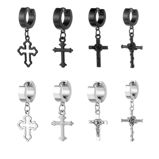 Eternal Cross Studs