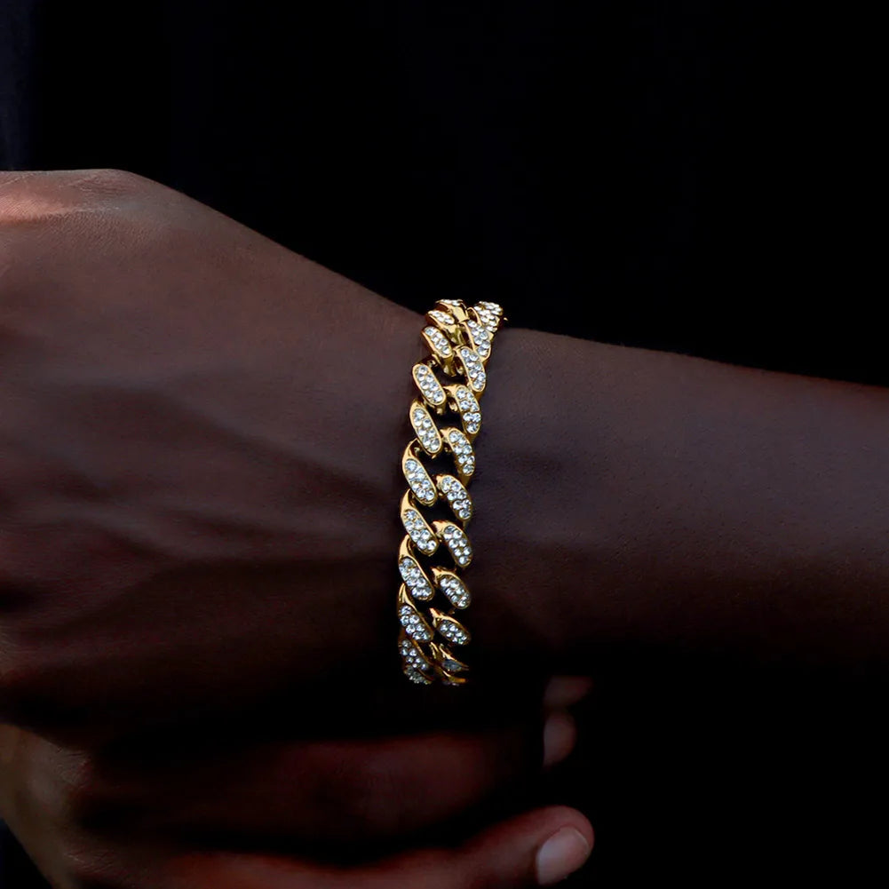 Iced Prong Cuban Bracelet
