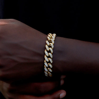 Iced Prong Cuban Bracelet