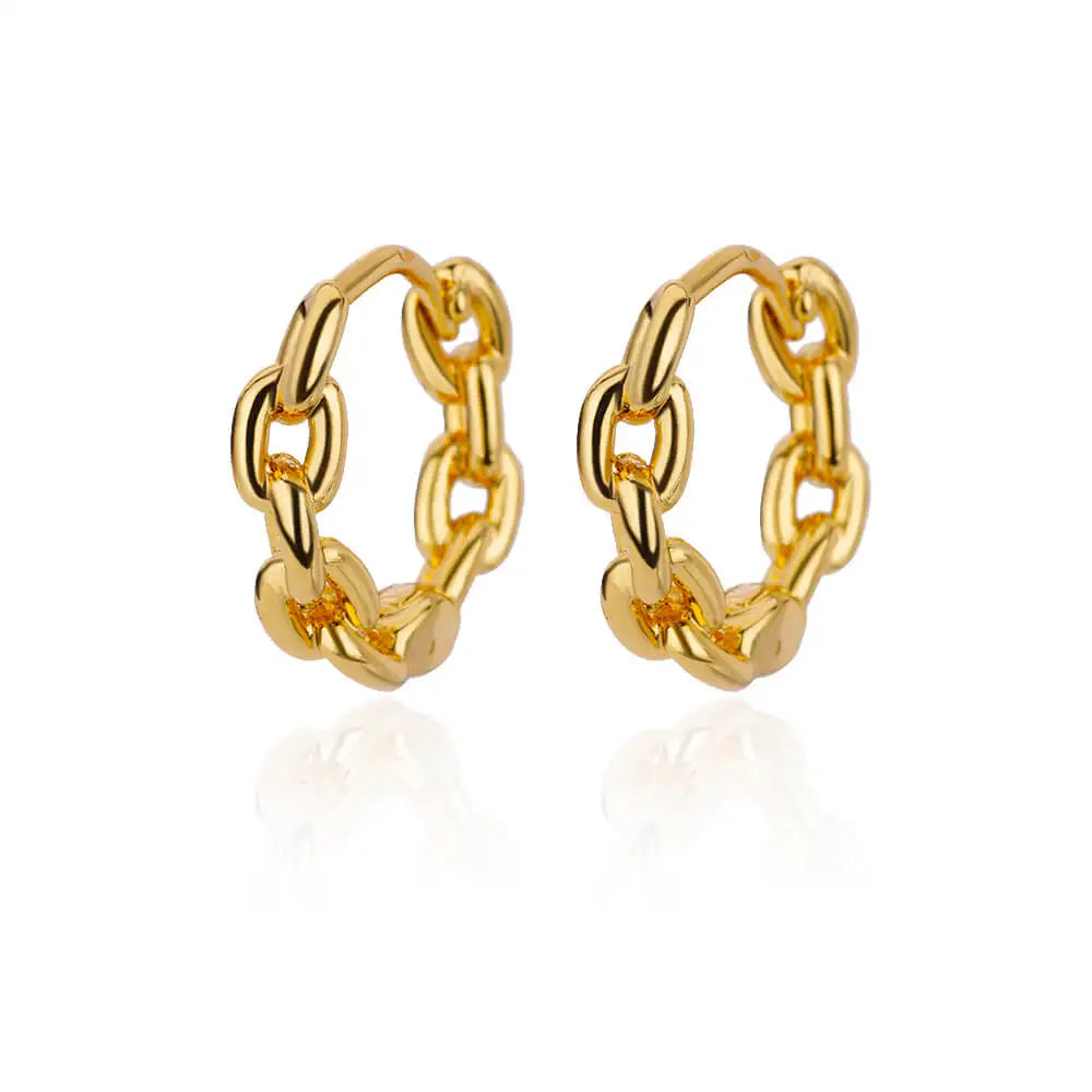 Celeste Classic Hoops