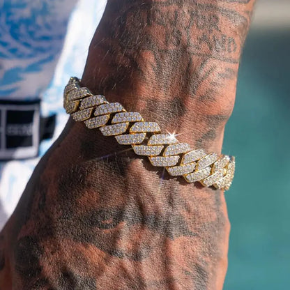 Iced Prong Cuban Bracelet