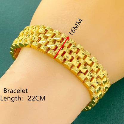 Crown Link Bracelet
