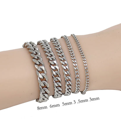 Infinity Twist Cuban Bracelet