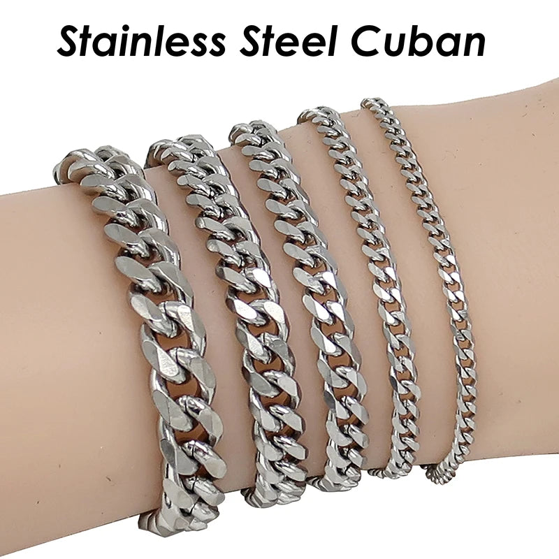 Infinity Twist Cuban Bracelet