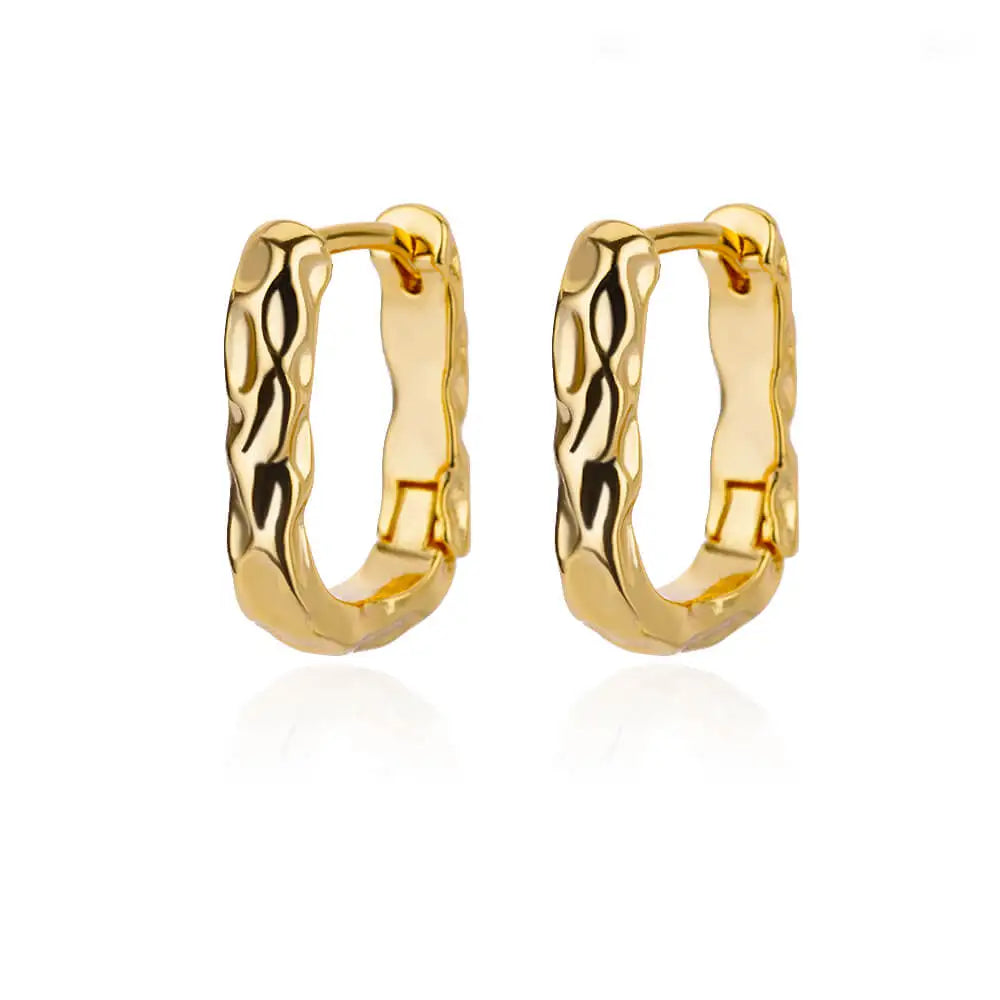 Celeste Classic Hoops