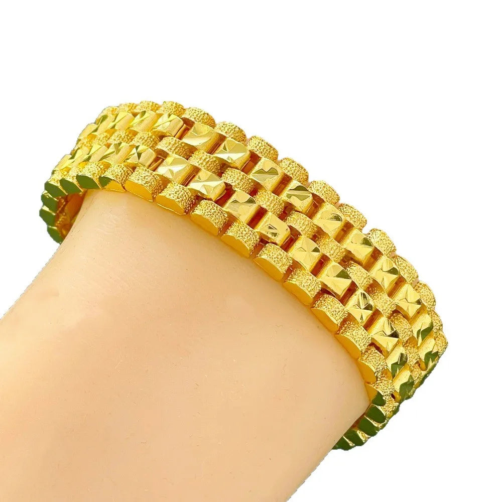Crown Link Bracelet