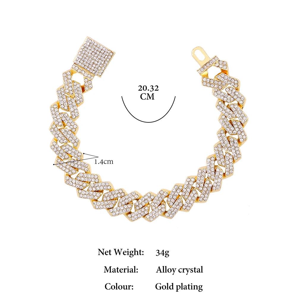 Iced Prong Cuban Bracelet