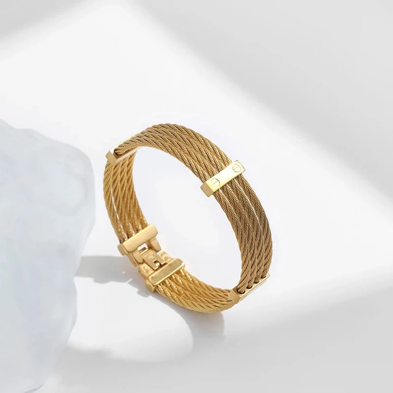 ForgeFlex Gold Bangle