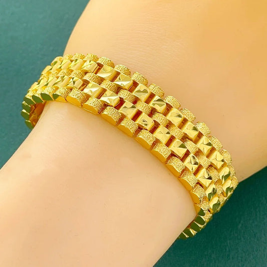 Crown Link Bracelet