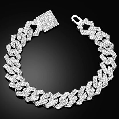 Iced Prong Cuban Bracelet