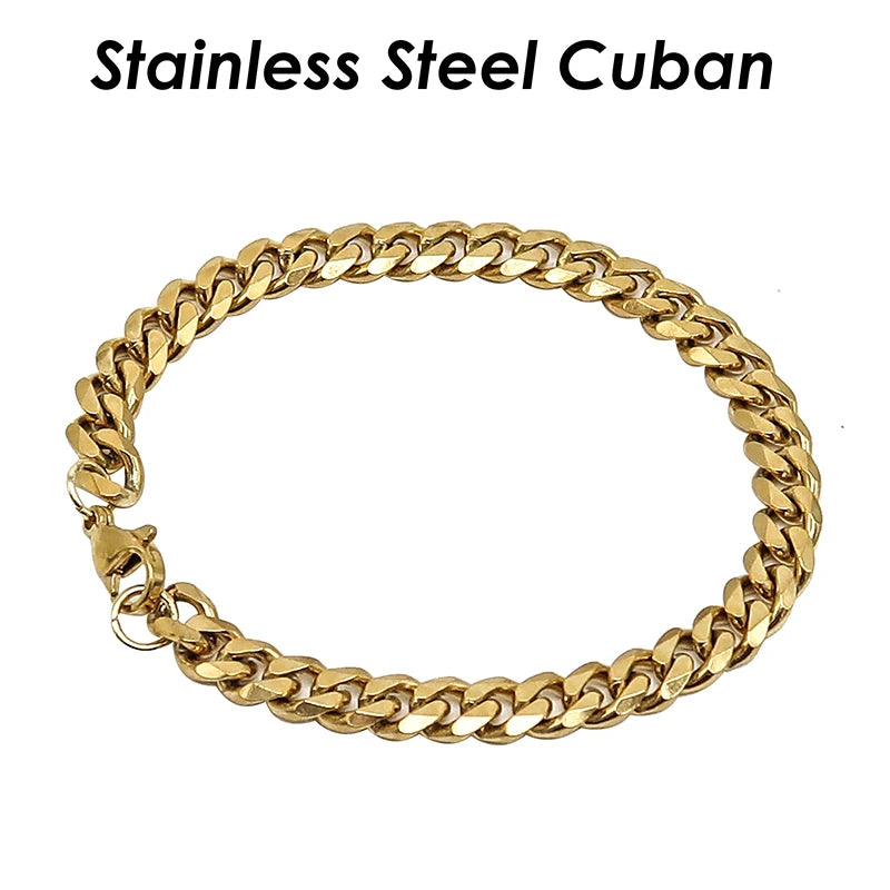 Infinity Twist Cuban Bracelet