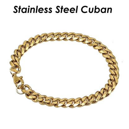 Infinity Twist Cuban Bracelet
