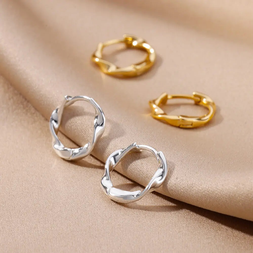 Celeste Classic Hoops