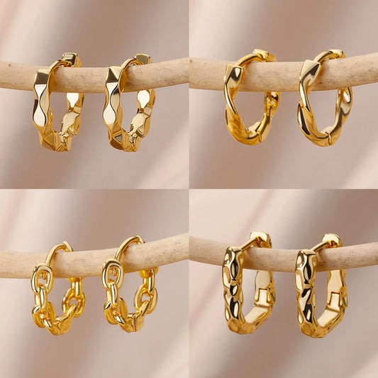 Celeste Classic Hoops